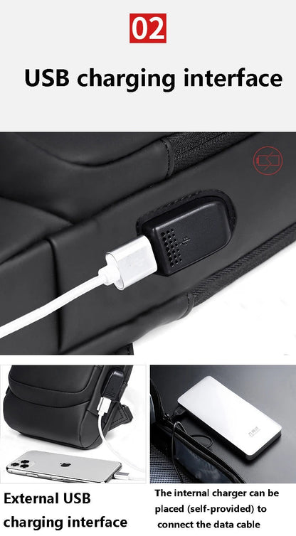 Chest Bag Multi function Cross-body Sport Running Travel Sling Pack Anti-theft For Men